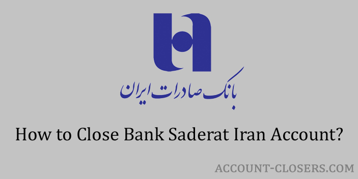 Close Bank Saderat Iran Account