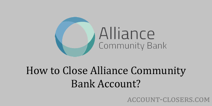 Close Alliance Community Bank Account